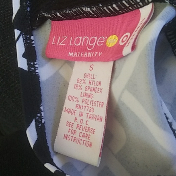 Women's Liz Lange Maternity Swimsuit Top - Picture 4 of 4